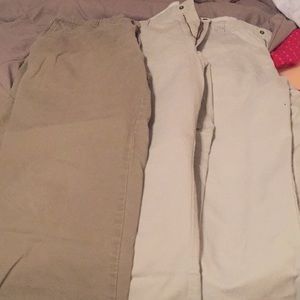 3 pairs of Columbia khaki pants